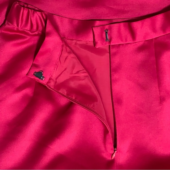 Vintage Red & Gold Formal Skirt Suit Set by Opalis - Picture 14 of 15